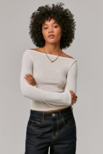 UO Frankie Slash Top - L at - Urban Outfitters - Modalova