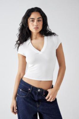 UO Polo Shirt - White XS at - Urban Outfitters - Modalova