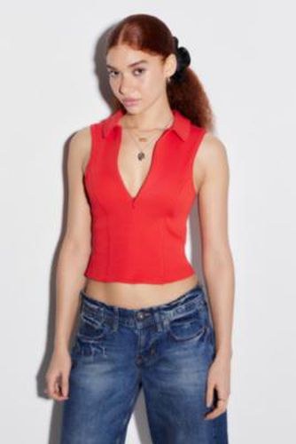 UO Reece Ribbed Tank Top - XS at - Urban Outfitters - Modalova