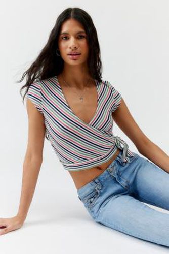 Tanya Wrap Top - XS at Urban Outfitters - Silence + Noise - Modalova