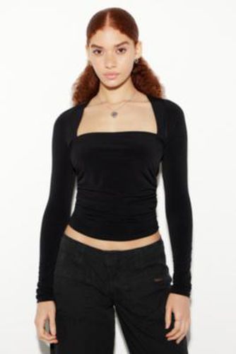 Lux Long Sleeve Top - Black XS at Urban Outfitters - Silence + Noise - Modalova