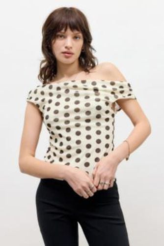 Fia Spot Mesh Top - XS at Urban Outfitters - Silence + Noise - Modalova