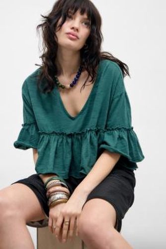 UO Brooke Babydoll Blouse - S at - Urban Outfitters - Modalova