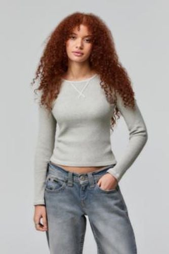 Waffle Knit Top - XS at Urban Outfitters - BDG - Modalova