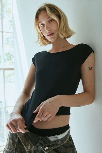 UO Boat Neck T-Shirt - XL at - Urban Outfitters - Modalova