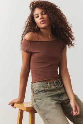 UO Boat Neck T-Shirt - XS at - Urban Outfitters - Modalova