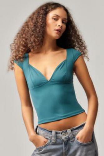 Greta Sweetheart Top - Turquoise XS at Urban Outfitters - Silence + Noise - Modalova