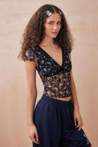 Madison Semi-Sheer Lace Blouse - XL at Urban Outfitters - Kimchi Blue - Modalova