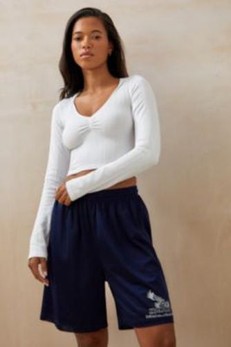 Hooded Long-Sleeved Top - White M/L at Urban Outfitters - Out From Under - Modalova