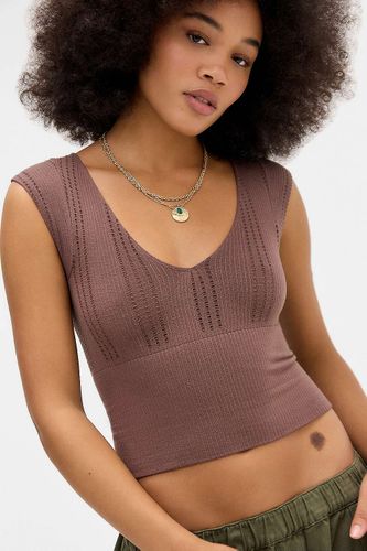 Winnie Cap Sleeve Top - L at Urban Outfitters - Out From Under - Modalova