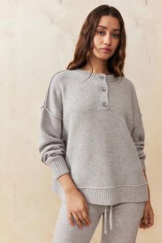 Henley Waffle Knit Jumper - S at Urban Outfitters - Out From Under - Modalova