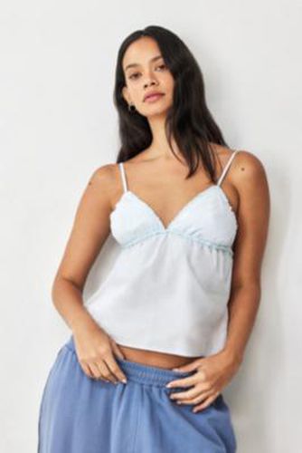 Laundered Cotton Cami Top - Light Blue XL at Urban Outfitters - Out From Under - Modalova