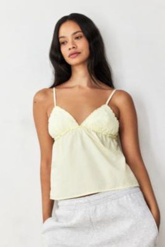Laundered Cotton Cami Top - Yellow S at Urban Outfitters - Out From Under - Modalova