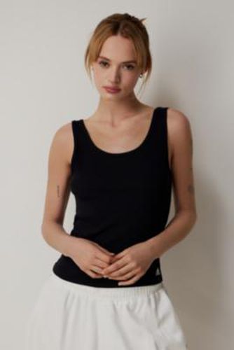 Rib Tank Top - Black S at Urban Outfitters - adidas - Modalova