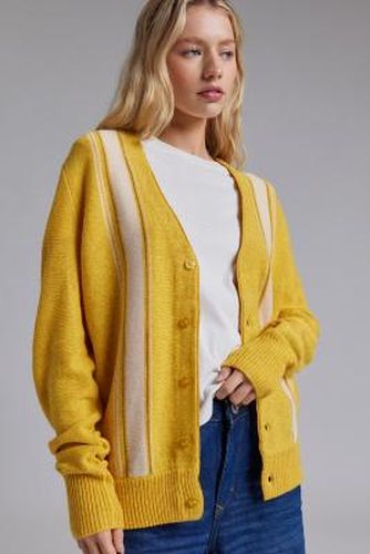 UO Augusta Cardigan - Yellow XS at - Urban Outfitters - Modalova