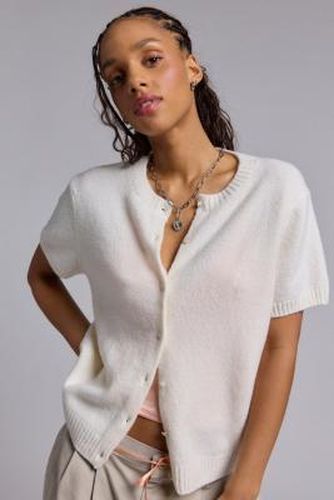 UO Rachel Short Sleeve Cardigan - XS at - Urban Outfitters - Modalova