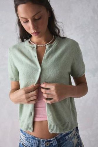 UO Rachel Short Sleeve Cardigan - XS at - Urban Outfitters - Modalova