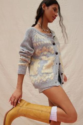 UO Bunny Knit Cardigan - XS at - Urban Outfitters - Modalova