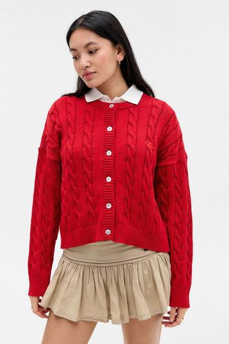 Iets frans. Cable Knit Cardigan - XL at Urban Outfitters - iets frans... - Modalova