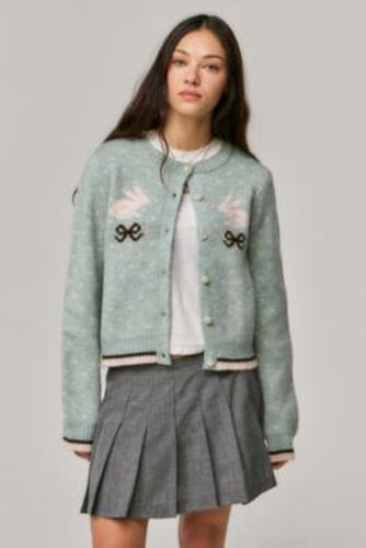 Kimchi Bunny Bow Cardigan - XS at Urban Outfitters - Kimchi Blue - Modalova