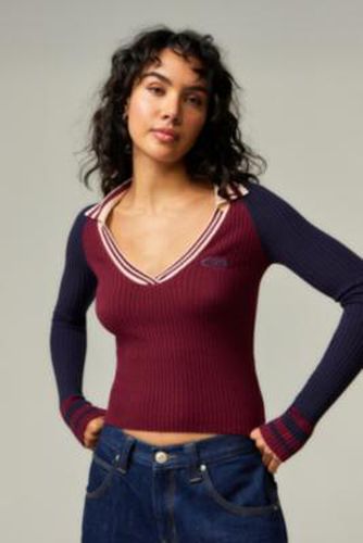 Iets frans. Polo Long Sleeve Top - Red XS at Urban Outfitters - iets frans... - Modalova