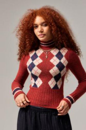 UO Argyll Funnel Neck Jumper - XS at - Urban Outfitters - Modalova