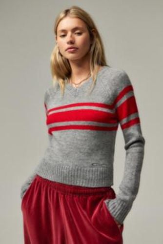 Iets frans. V-neck Knit Jumper - Grey XS at Urban Outfitters - iets frans... - Modalova