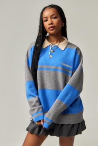 Iets frans. Stripe Rugby Jumper - Blue XS at Urban Outfitters - iets frans... - Modalova