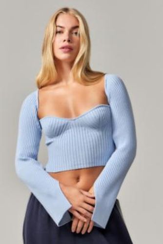 Kimchi Juliet Ribbed Knit Top - S at Urban Outfitters - Kimchi Blue - Modalova