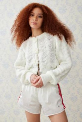 Blossom Knitted Cardigan - Cream XS at Urban Outfitters - Kimchi Blue - Modalova