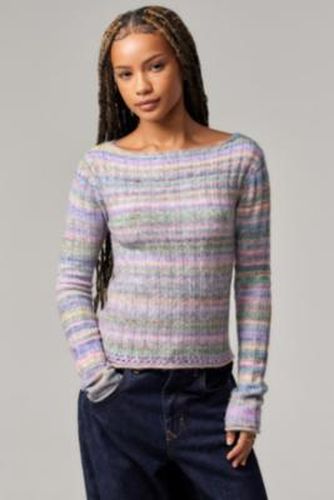 Space-Dye Ribbed Knit Top XS at Urban Outfitters - BDG - Modalova