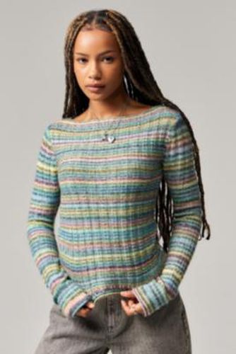 Space-Dye Ribbed Knit Top - XS at Urban Outfitters - BDG - Modalova