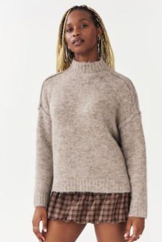 UO Lofty Funnel Neck Jumper - Neutral XS at - Urban Outfitters - Modalova