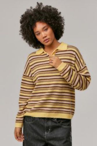 Iets frans. Stripe Oversized Polo Jumper - XS at Urban Outfitters - iets frans... - Modalova