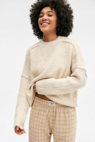 UO Oslo Lofty Knit Jumper - Cream XS at - Urban Outfitters - Modalova