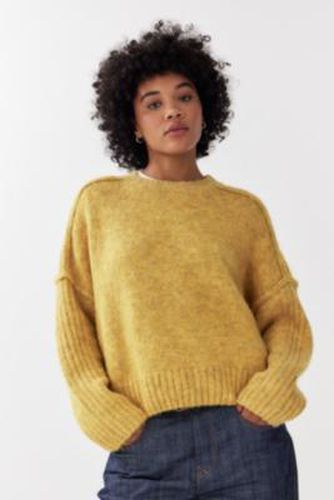 UO Oslo Lofty Knit Jumper - Yellow XS at - Urban Outfitters - Modalova