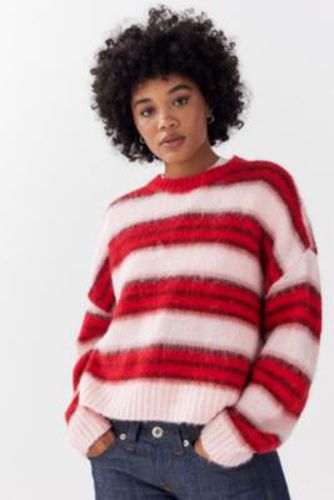 Stripe Brushed Knit Jumper - XS at Urban Outfitters - BDG - Modalova