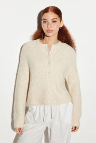 UO Dakota Knit Cardigan - Cream XS at - Urban Outfitters - Modalova