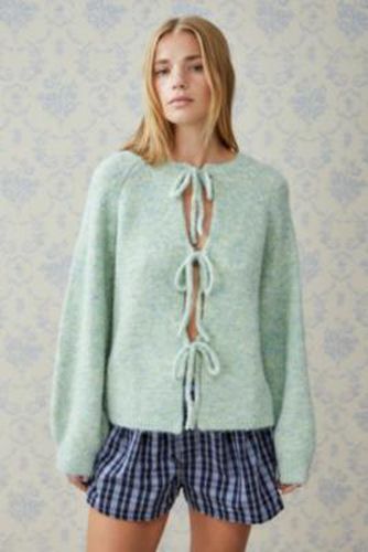 Bow Front Or Back Jumper - Green XS at Urban Outfitters - Kimchi Blue - Modalova