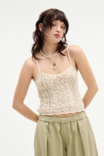 UO Cable Knit Cami - XS at - Urban Outfitters - Modalova