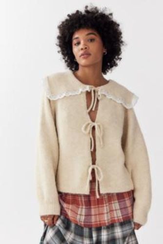 Jesse Lace Collar Cardigan - XS at Urban Outfitters - BDG - Modalova