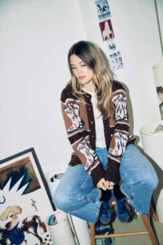 Western Knit Cardigan - XS - Urban Outfitters x TuftLuck - Modalova