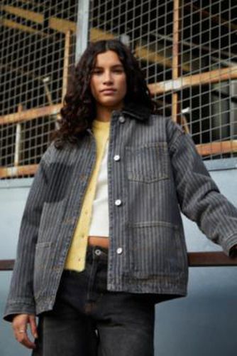 Denim Chore Borg Lined Jacket - XS at Urban Outfitters - BDG - Modalova