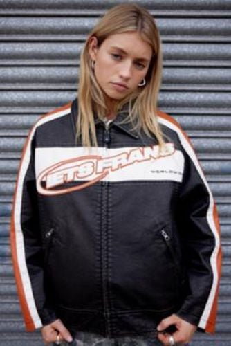 Iets frans. Paige Motocross Jacket - Brown 2XS at Urban Outfitters - iets frans... - Modalova