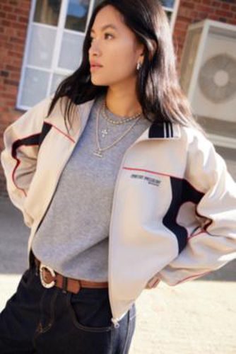 Iets frans. Fez Football Shell Jacket - Cream XS at Urban Outfitters - iets frans... - Modalova