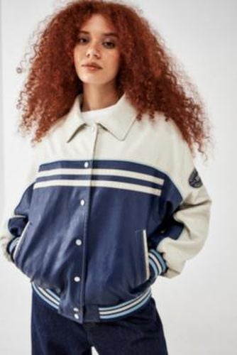 Siren Faux Leather Varsity Jacket - S at Urban Outfitters - BDG - Modalova