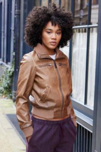 Ronnie Faux Leather Jacket - 2XS at Urban Outfitters - BDG - Modalova