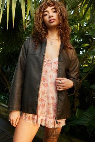 Dex Detroit Faux Leather Padded Workwear Jacket - XS at Urban Outfitters - BDG - Modalova