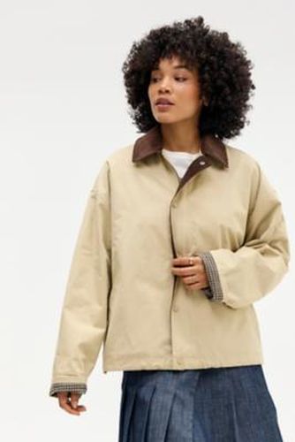 Hazel Crop Trench Coat Jacket - S at Urban Outfitters - BDG - Modalova