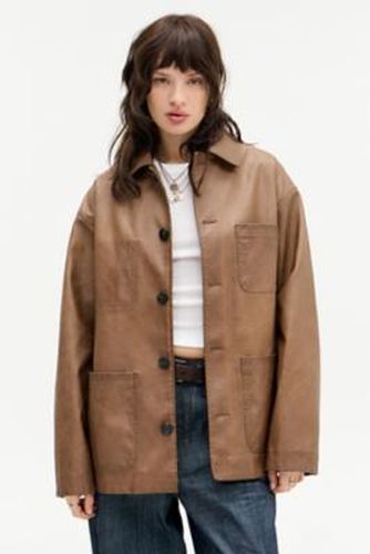 Faux Leather Chore Jacket - XS at Urban Outfitters - BDG - Modalova